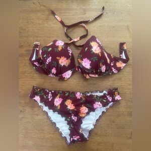 Shade & Shore Floral Bikini Top